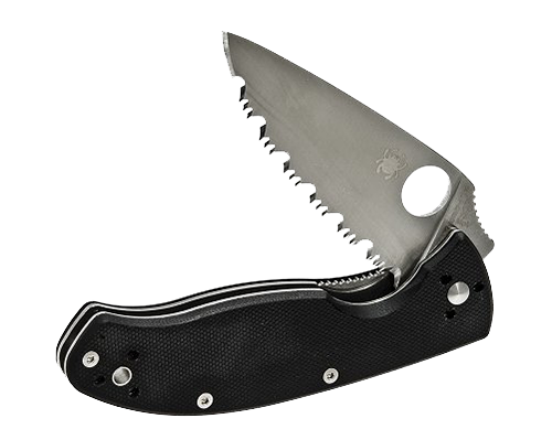 Spyderco Tenacious, Spy C122gs     Tenacious Blk G10 Hndl Spy