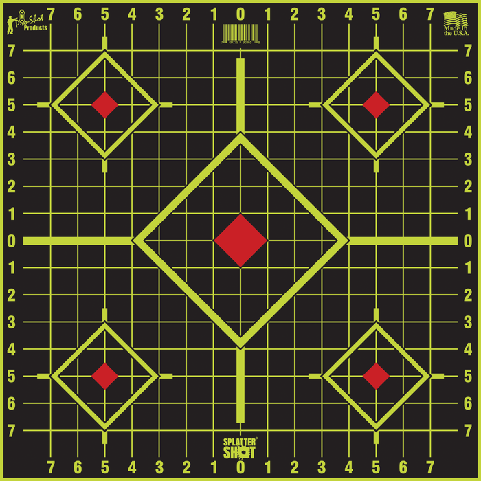 Pro-shot Splattershot, Proshot 17.75si-5pk    17.75 Square Sightin Target