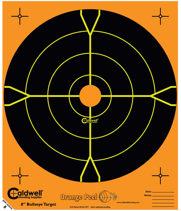 Caldwell Orange Peel, Cald 555050   5in  Op Bulls-eye    50pk