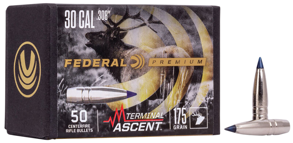 Federal Terminal Ascent, Fed Pb308ta3    Bull .308 215termasc    50/4