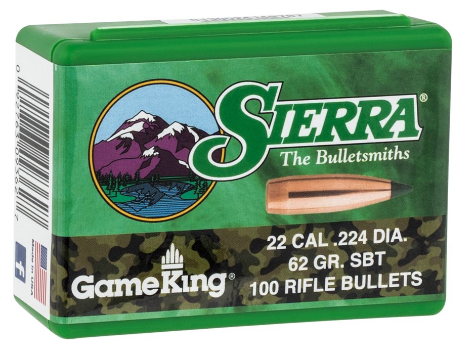 Sierra Gameking, Sierra 9362  Bull .224   62 Sbt Gameking       100