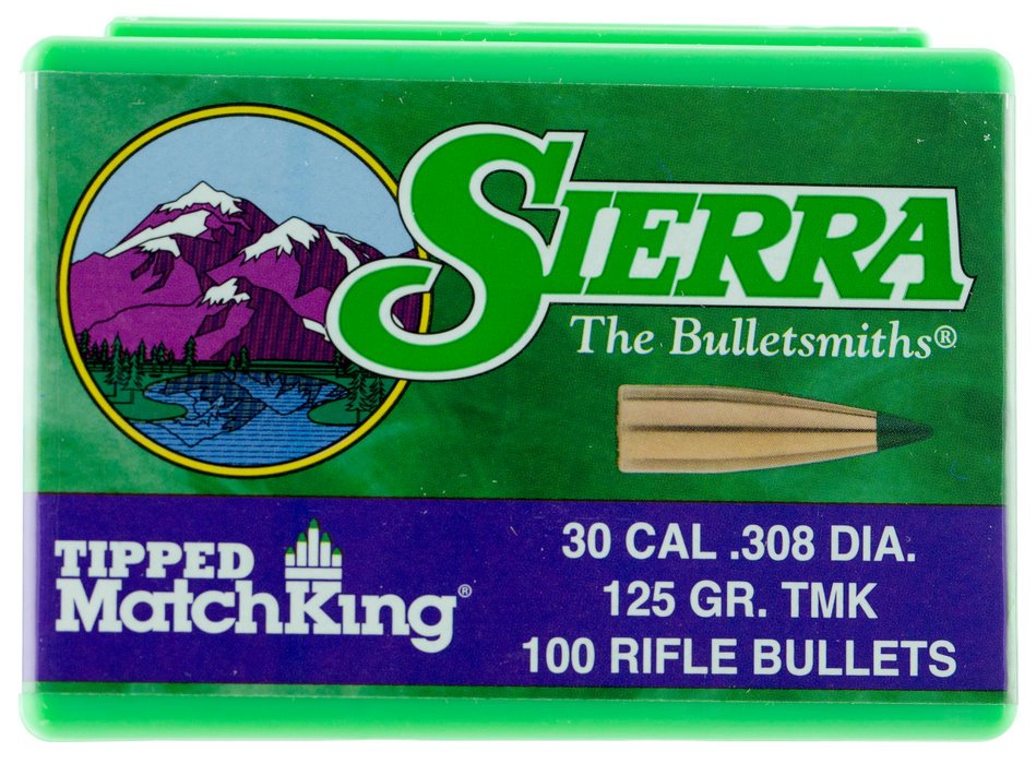Sierra Tipped Matchking, Sierra 7725  .308 125 Tmk          100