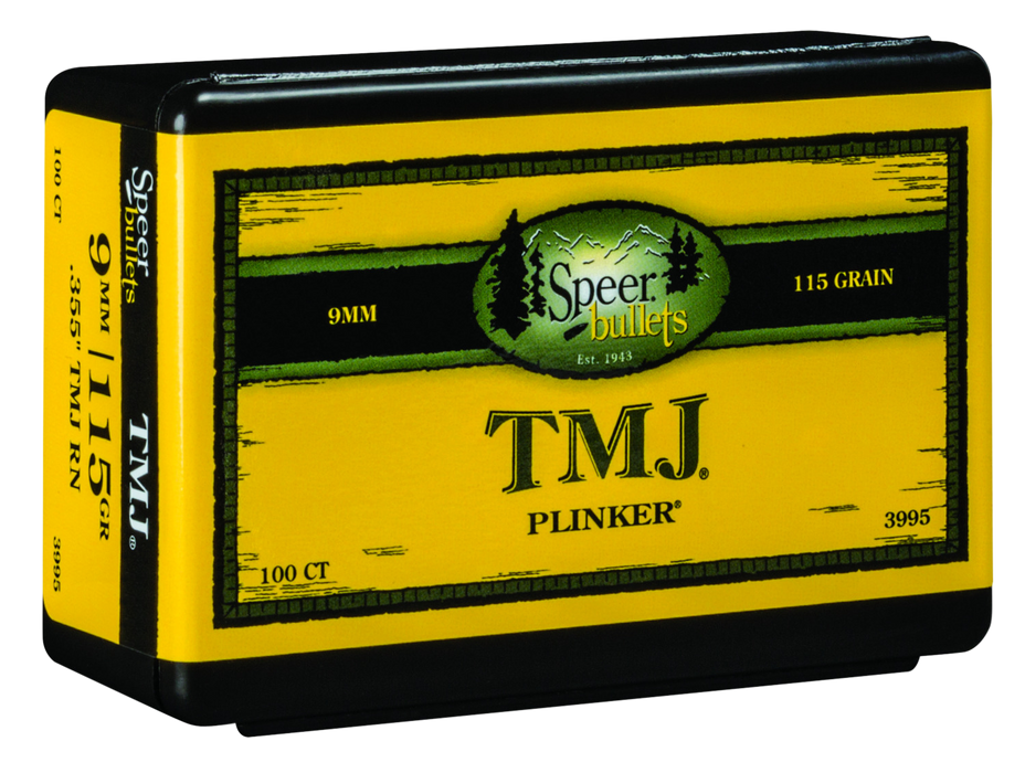 Speer Ammo Tmj, Speer 3995      Bull .355 115 Tmj             100