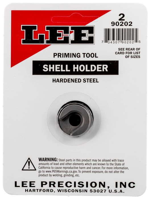 Lee Shell Holder, Lee 90202 Shell Holder #2   Ap Only