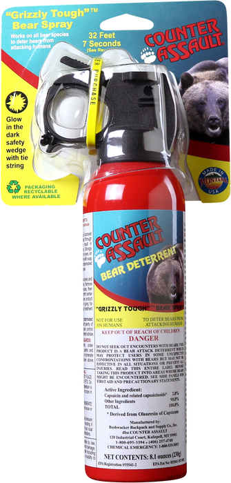 Counter Assault Bear Spray, Amk 15067024 Counter Assault Bear Spray 8.1