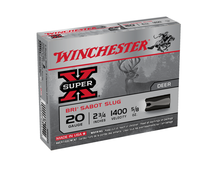 Winchester Ammo Super X, Win Xrs20     Supx   Bri Sabot Slug   5/50