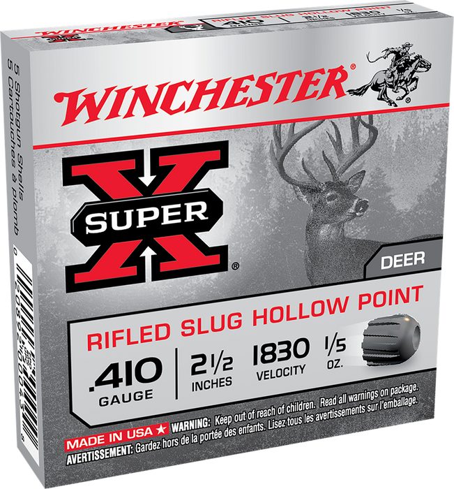 Winchester Ammo Super X, Win X41rs5     Supx          Slug     5/50