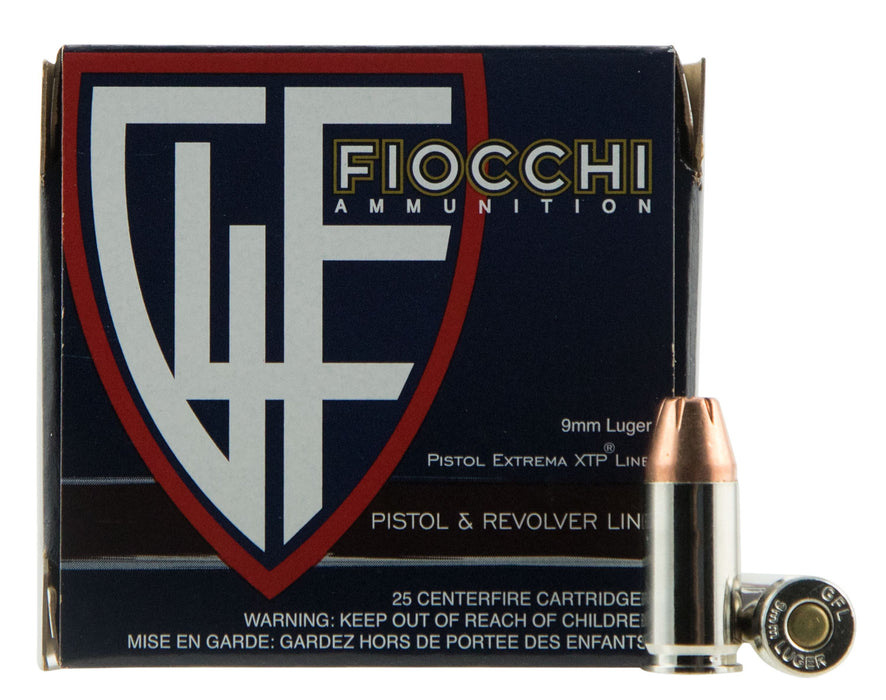 Fiocchi Extrema, Fio 9xtp25    9mm        115 Xthp    25/20