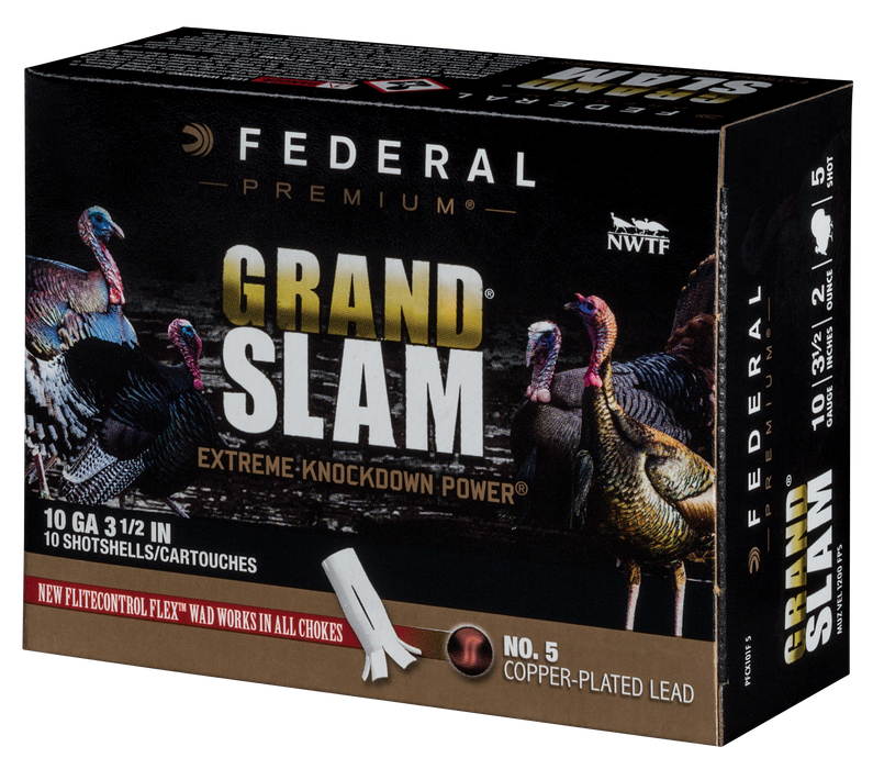 Federal Grand Slam, Fed Pfcx101f5 Grslam     10 3.5 2oz      10/50 Tky