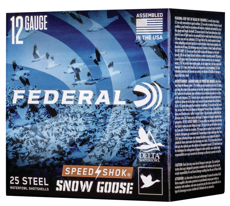 Federal Speed-shok, Fed Wf142sg2  Snowgoose  12 3in 11/4     25/10 Stl