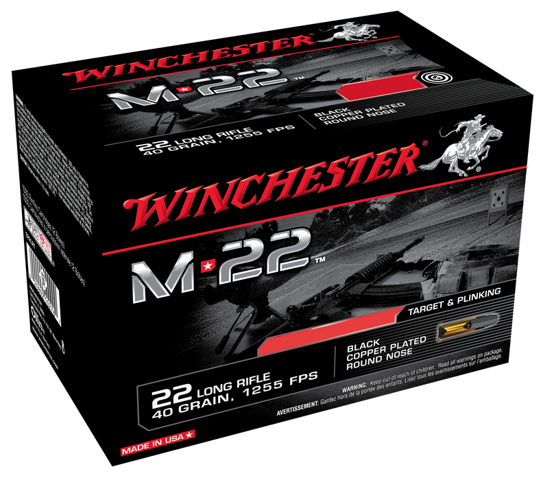 Winchester Ammo M-22, Win S22lrtpb  22lr       40 Bplrn  2000/2