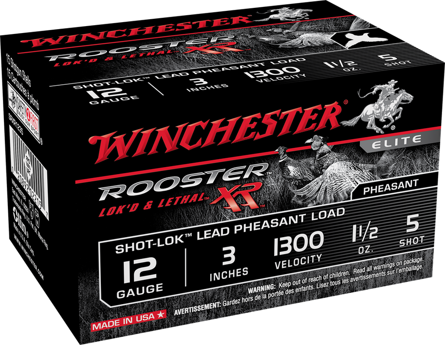 Winchester Ammo Rooster Xr, Win Srxr1235    Rstr Xr 12 5 3in    15/10