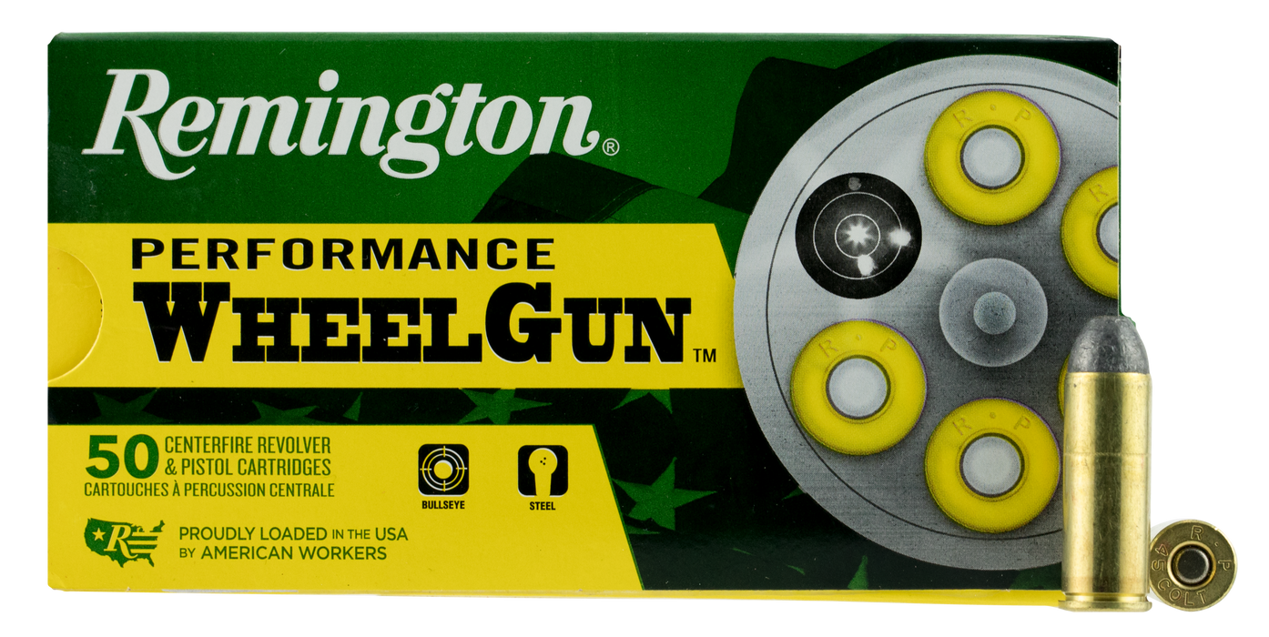 Remington Ammunition Performance Wheelgun, Rem 22340 Rpw45c   Wheelgun 45lc   250lrn   50/10