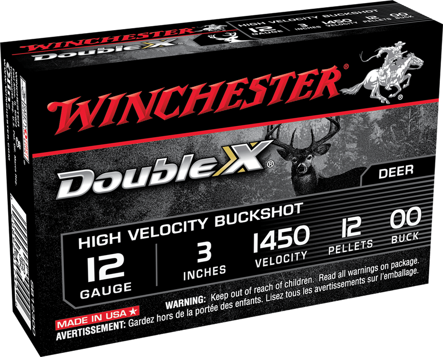 Winchester Ammo Double X, Win Sb12300    Suprm 3mag Cop  Buck   5/50