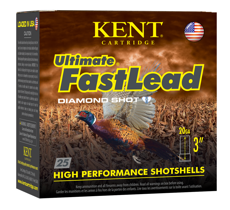 Kent Cartridge Ultimate Fast Lead, Kent K203ufl366   3in  11/4 Ult Fast Ld      25/10