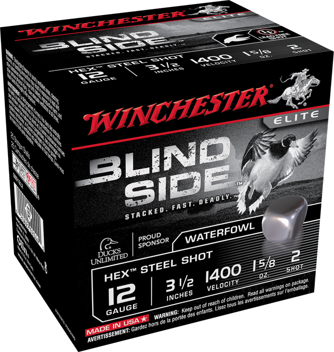 Winchester Ammo Blindside, Win Sbs12l2    Blindside 3.5 Stl 1 5/8 3.5  25/10