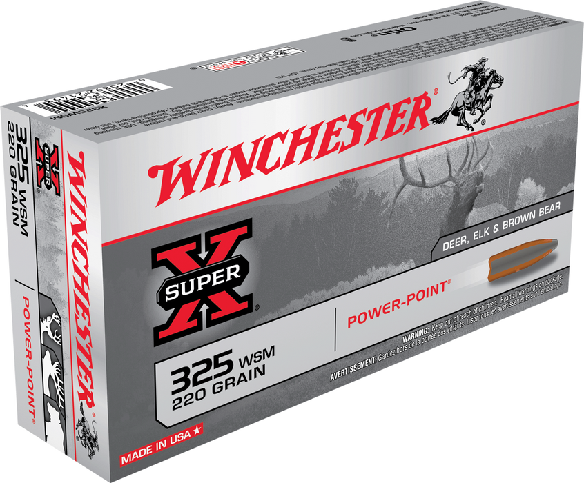 Winchester Ammo Super X, Win X325wsm       325wsm 220pp       20/10