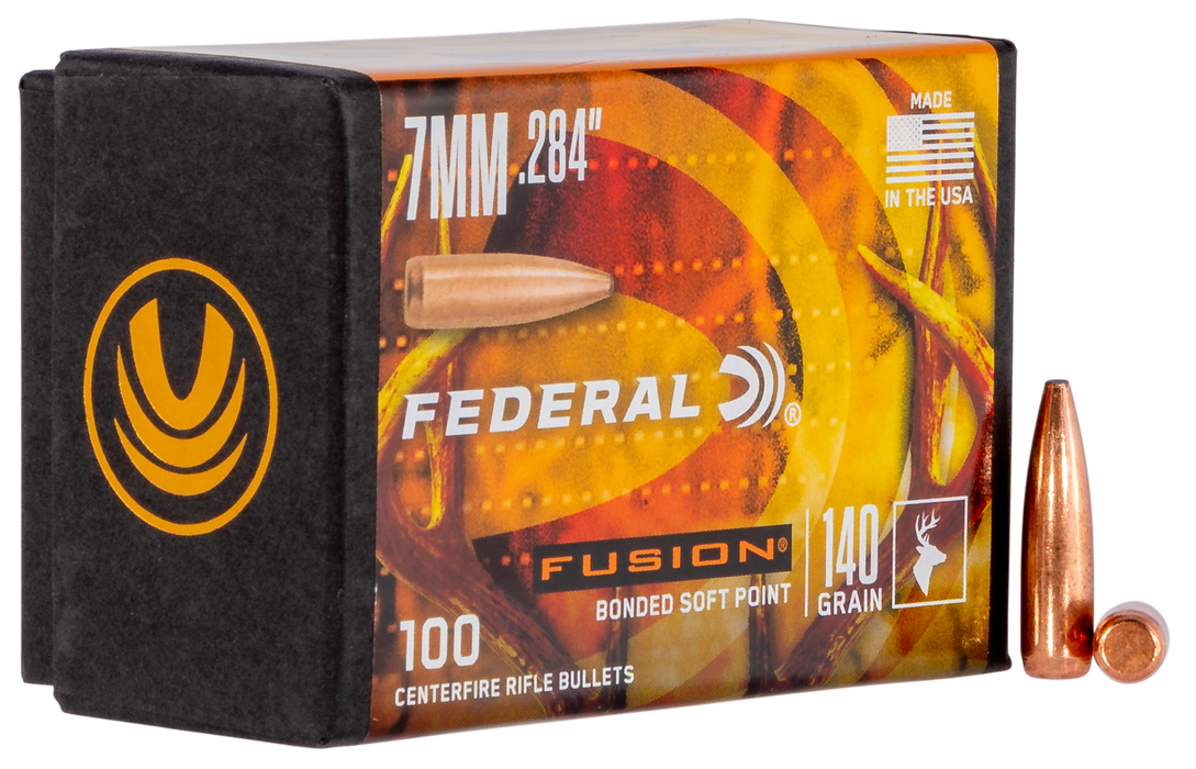 Federal Fusion Component, Fed Fb284f1     Bull .284 140fus       100/4