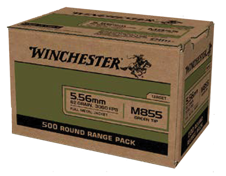 Winchester Ammo Usa, Win Wm855500   5.56 M855  62 Fmj Lc 500/2