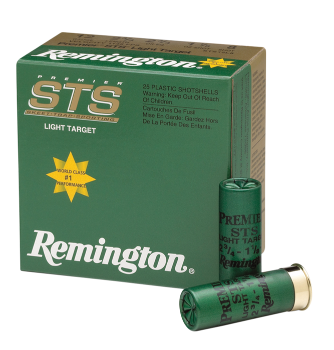 Remington Ammunition Premier, Rem 20222 Sts12nh7   12      7.5 11/8       25/10