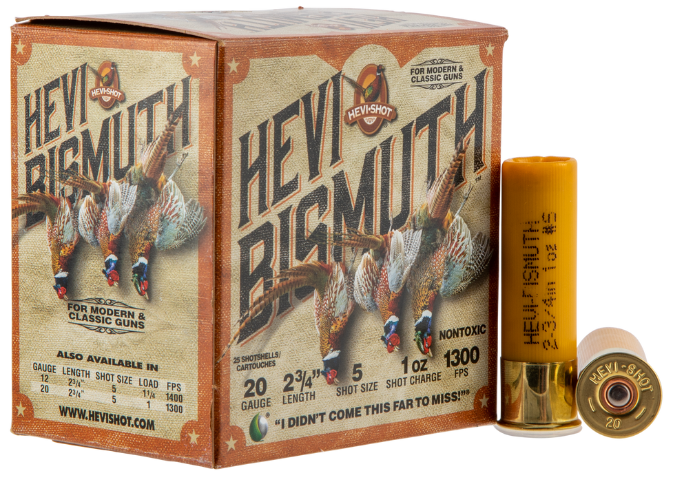 Hevishot Hevi-bismuth, Hevi Hs17715 Bism. Upland 20 2.75  5  1oz   25/10