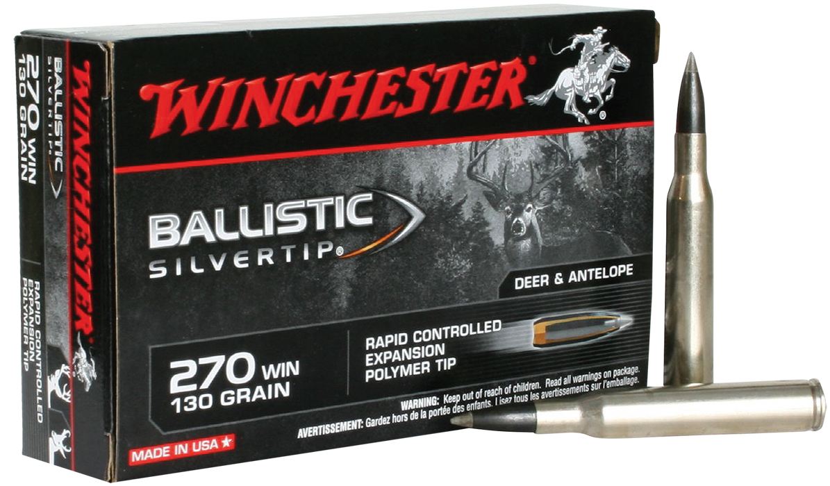 Winchester Ammo Ballistic Silvertip, Win Sbst270       270    130blst     20/10