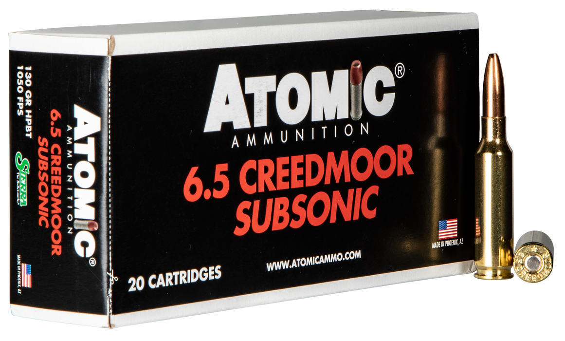 Atomic Rifle, Atomic 00476 6.5crd      130 Hpbt Subsonic   20/10