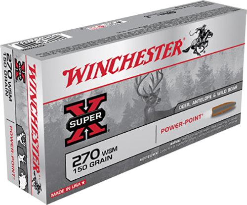 Winchester Ammo Super X, Win X270wsm       270wsm 150pp       20/10