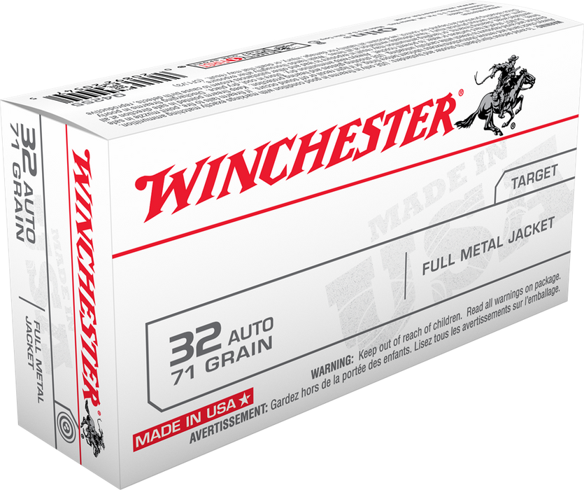 Winchester Ammo Usa, Win Q4255     32 Auto     71 Fmj     50/10