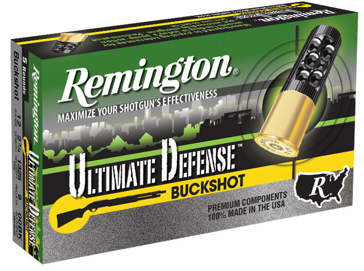 Remington Ammunition Ultimate Defense, Rem 20713 12b009hd   Ulthd 12   00 Buck      5/20