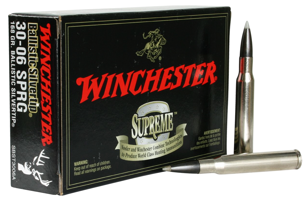 Winchester Ammo Ballistic Silvertip, Win Sbst3006a     3006   168blst     20/10