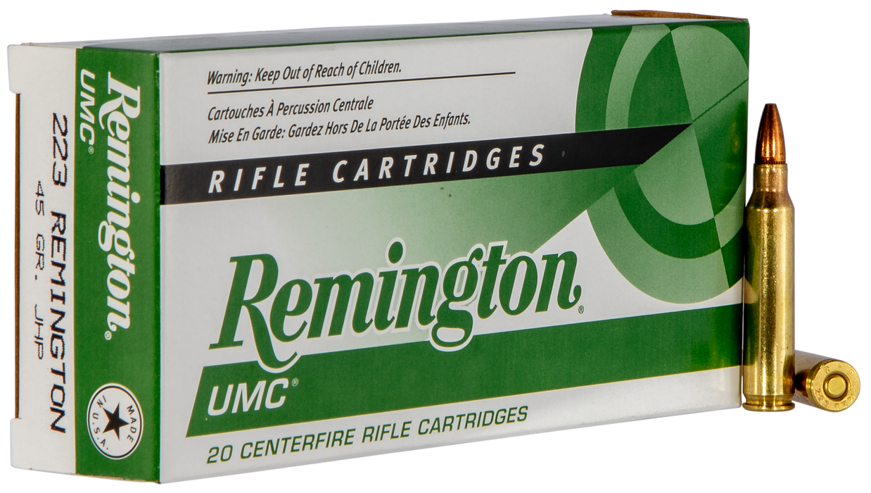 Remington Ammunition Umc, Rem 23748 L223r7    Umc 223         45 Jhp  20/10