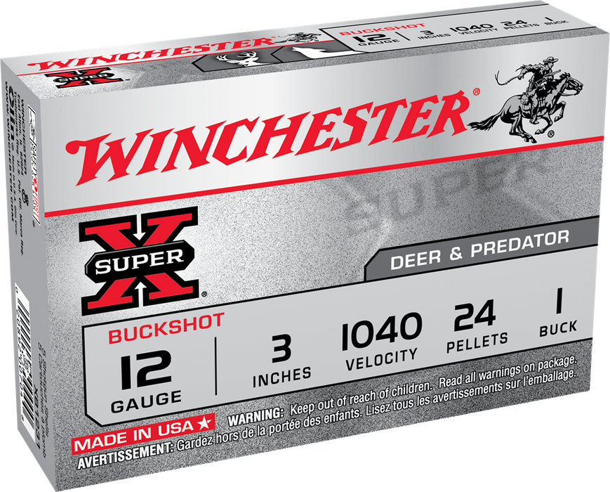 Winchester Ammo Super X, Win Xb1231      1bk  3mag      Buck   5/50