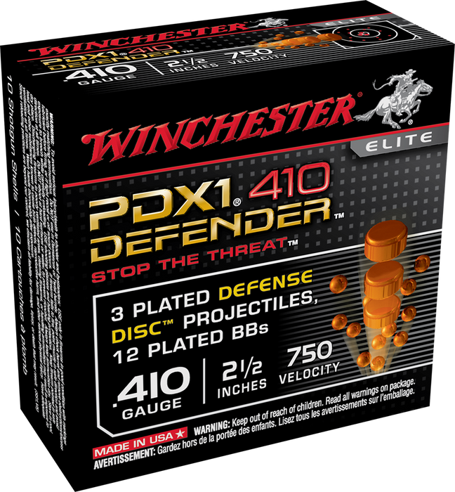 Winchester Ammo Pdx1 Defender, Win S410pdx1   Per Def 410  Combo    10/10