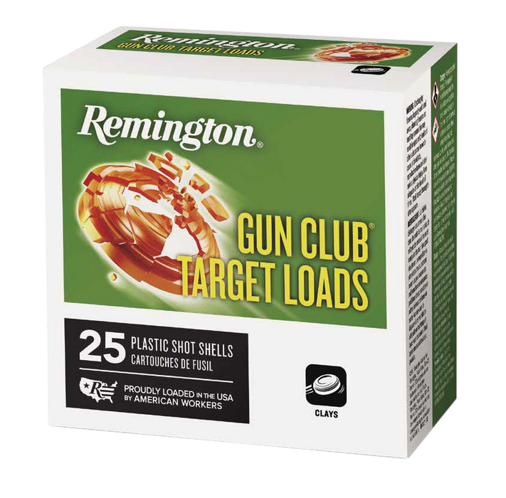 Remington Ammunition Gun Club, Rem 20248 Gc12l9    Gun Club   9 11/8       25/10