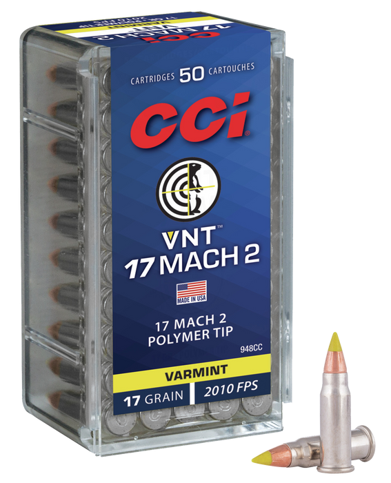 Cci Varmint, Cci 948cc   17mach2 17 Vnt                 50/100