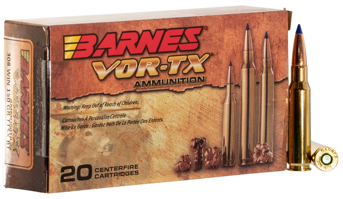 Barnes Bullets Vor-tx Rifle, Brns 21540 Bb308w1     308       150 Ttsx Bt 20/10