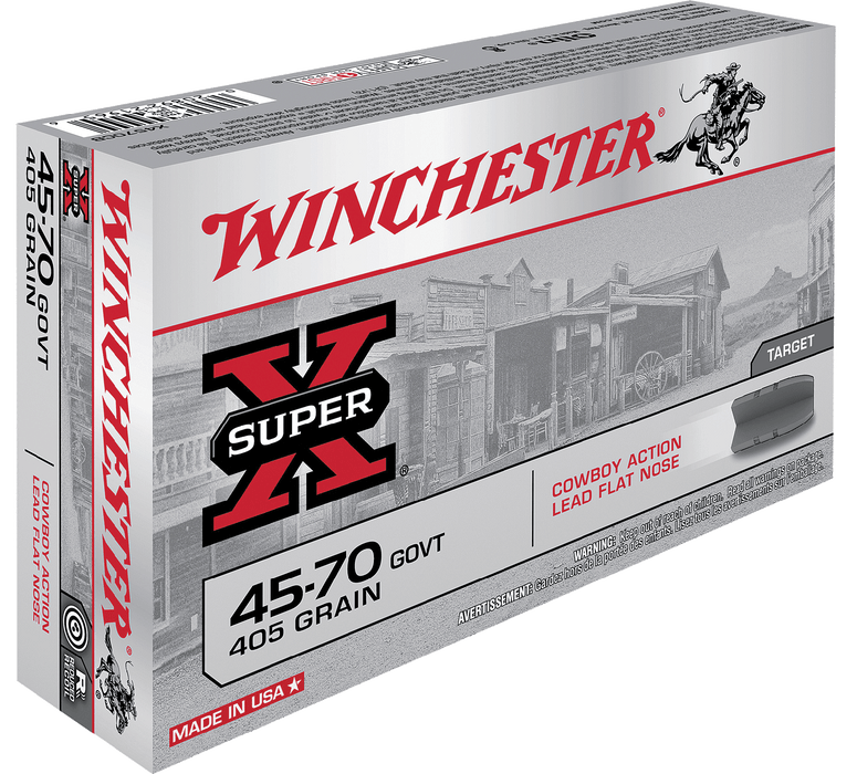 Winchester Ammo Super X, Win X4570cb       4570   405 Lfn     20/10