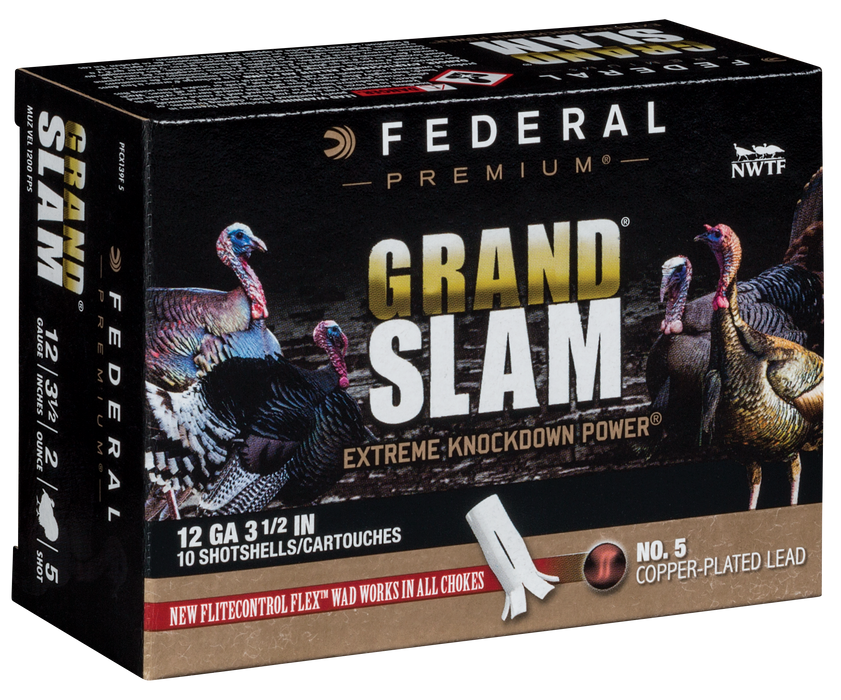 Federal Grand Slam, Fed Pfcx139f5 Grslam     12 3.5 2oz      10/50 Tky