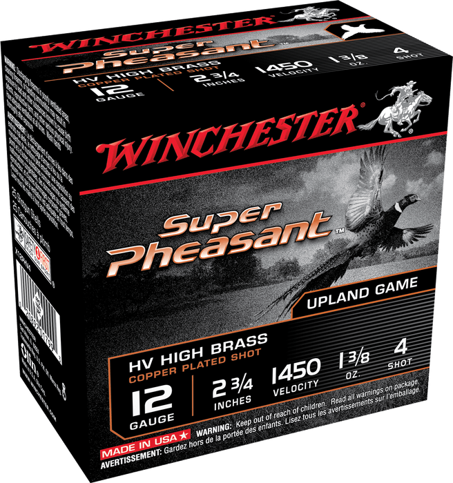 Winchester Ammo Super Pheasant, Win X12phv4 Sup Phsnt 1 3/8          25/10