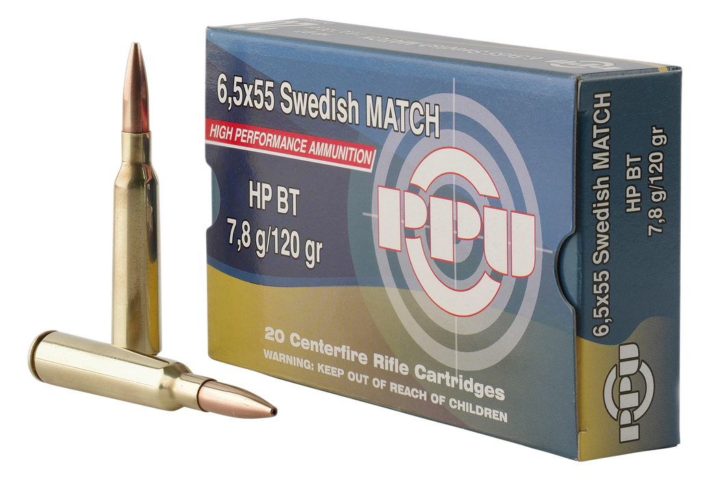 Ppu Match, Ppu Ppm6        6.5x55 Swed 120 Match        20/10