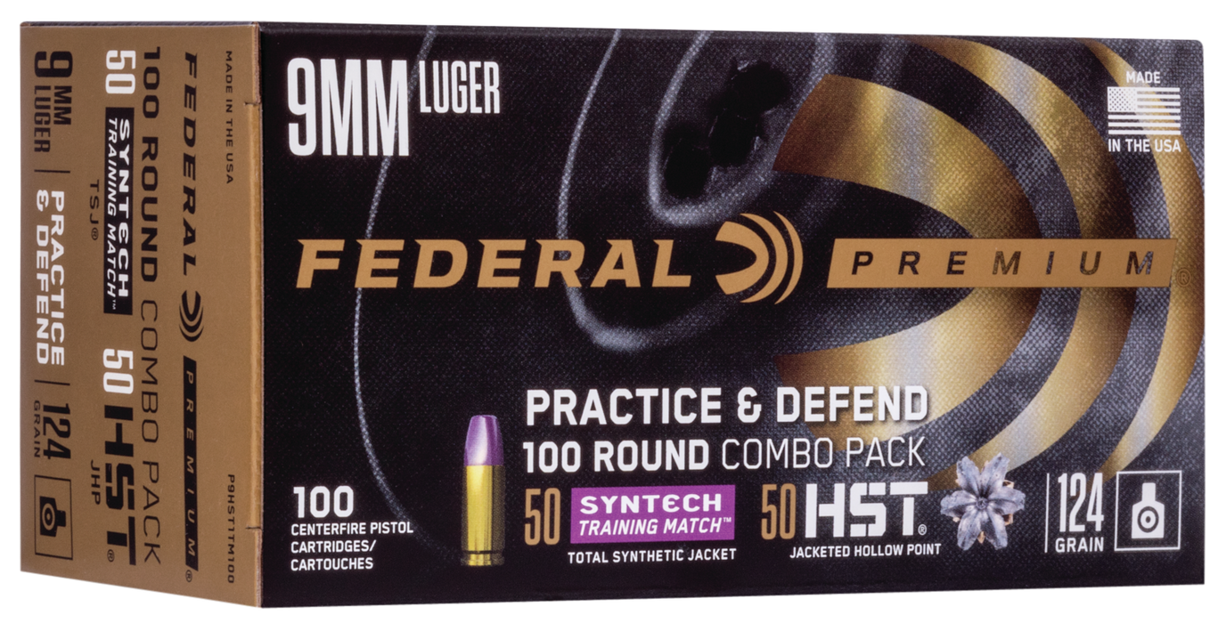 Federal Practice & Defend, Fed P9hst1tm100  9mm       124 Prct/dfnd  100/5