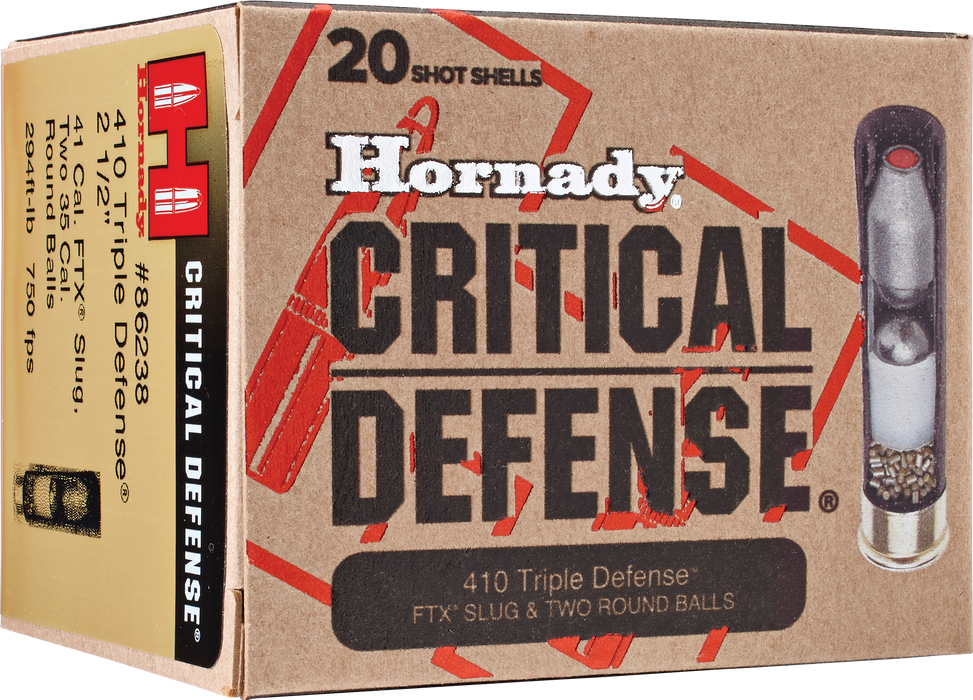 Hornady Critical Defense, Horn 86238  Critdef    410 Trpdef            20/10