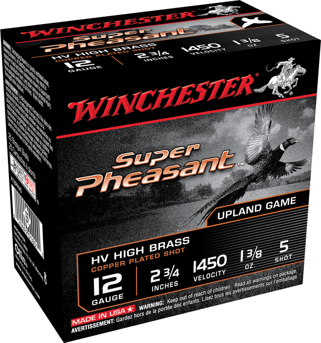 Winchester Ammo Super Pheasant, Win X12phv5 Sup Phsnt 1 3/8          25/10