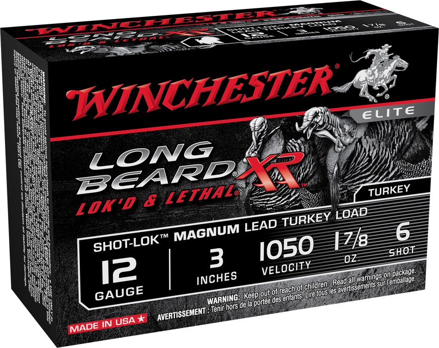 Winchester Ammo Long Beard Xr, Win Stlb123m6 Longbeard 3in 17/8    10/10