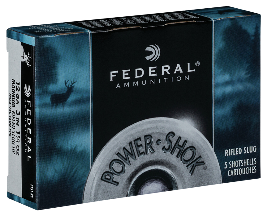 Federal Power-shok, Fed F131rs            12 Mag     Slug      5/50