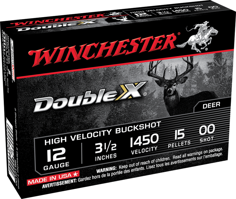 Winchester Ammo Double X, Win Sb12l00    Suprm 3.5 Cop   Buck   5/50