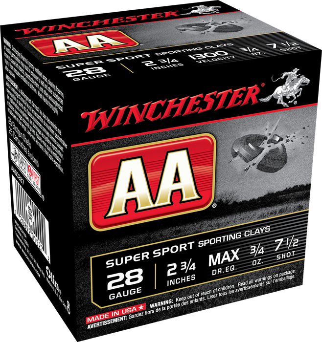 Winchester Ammo Aa, Win Aasc287vp  Aa Spt Cly    3/4    100/5