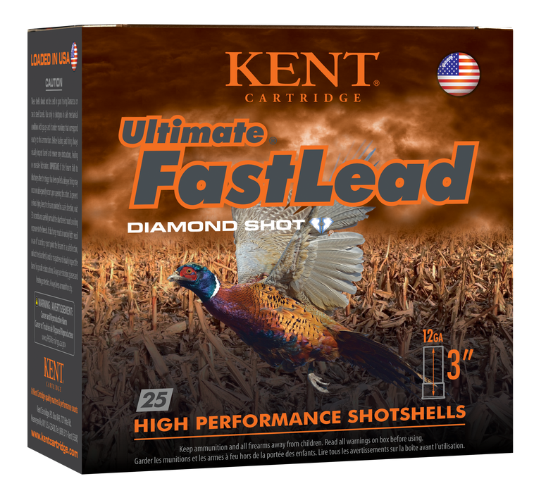 Kent Cartridge Ultimate Fast Lead, Kent K123ufl505   3in 13/4  Ult Fast Ld      25/10