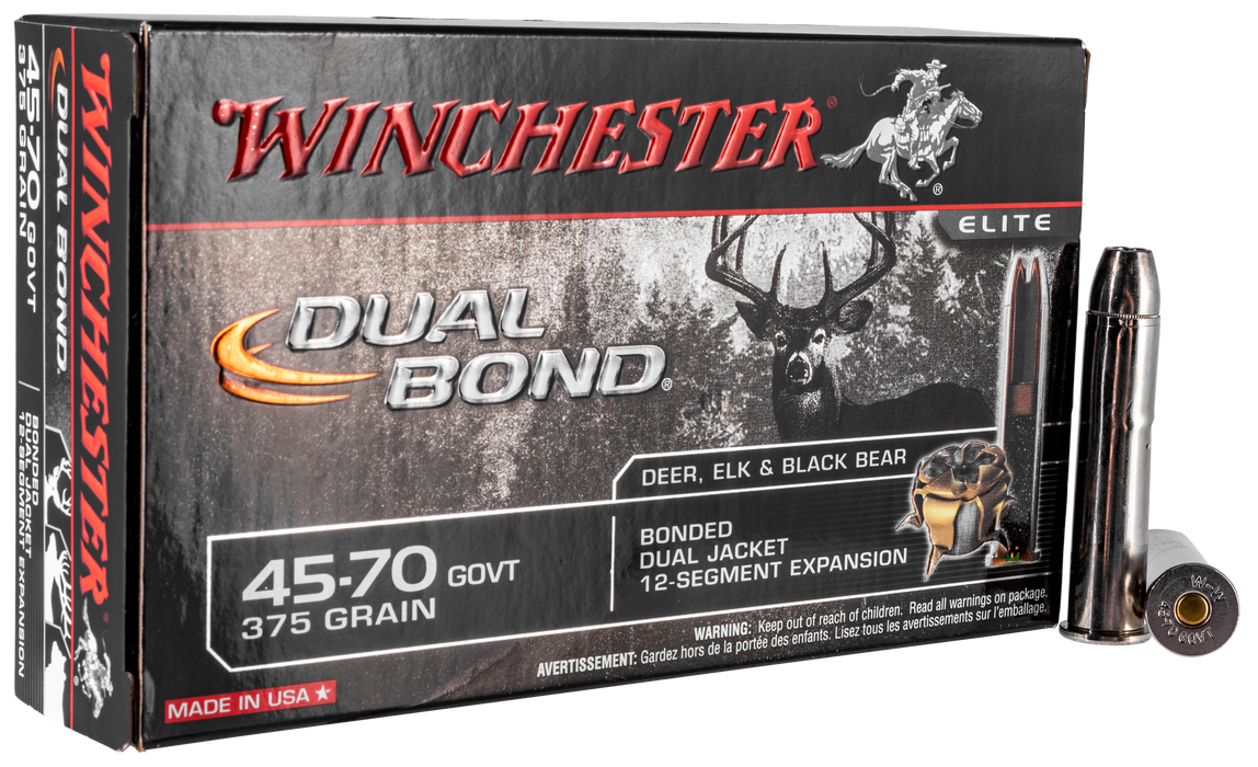 Winchester Ammo Dual Bond, Win S4570db       4570   375 Db      20/10